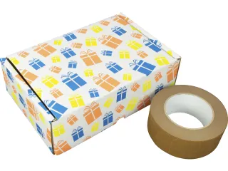 Cadeaupakketdoos Raadhuis 3 240x170x80mm krimp a 5 stuks - 7