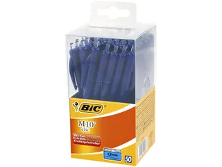 Balpen Bic M10 Tubo 50 Medium Blauw - 1