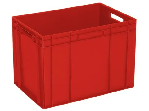 Euronorm Stapelkrat Pe 410x600x400mm 83liter Rood