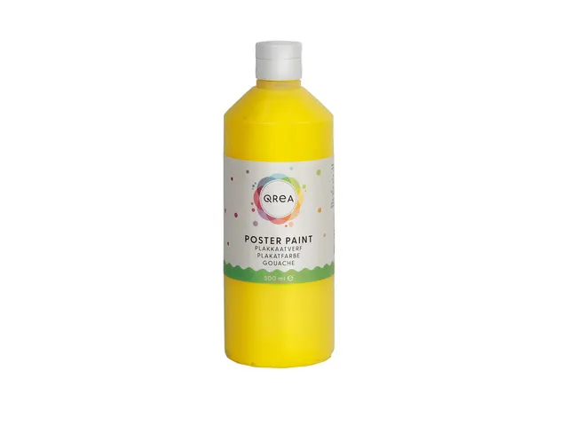 Gouache Qrea jaune 500ml