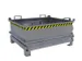 mini-bodemklepcontainer,HxLxB 625x1000x1200mm,0,37m³,inrijbeugel,staa