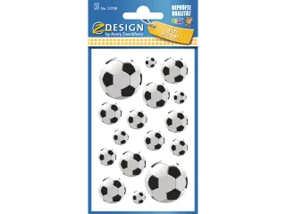 papieretiket Z-design Kids pakje a 3 vel voetbal - 1