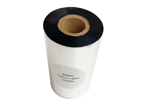 02300BK11030 Zebra 2300 110mmx300m Wax lint 25mm kern