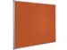 Prikbord Bulletin Oranje 90x180cm Softline Profiel 16mm