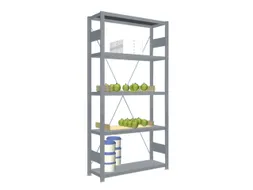 Rvs Inhaakstelling Basis 2000x1060x335mm 5legborden Vaklast 200kg