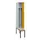 locker met bank,voor scheiding van kleding,HxBxD 2120x300x815mm,1vak