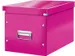 Click & Store kubus opbergdoos roze 320x310x360mm 80% gerecycled karto