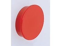 Magneten Voor Geperforeerde Platen 10-Delig Rond Rood
