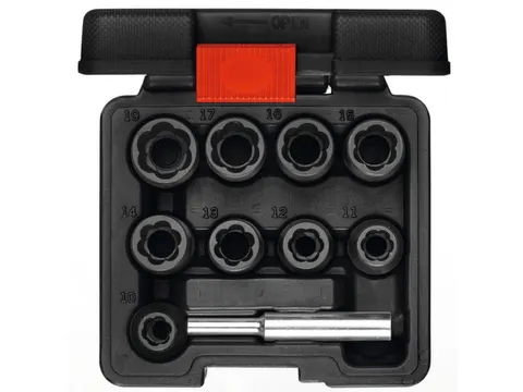Extracteur de rainures en spirale 1/2 inch 10-19mm 10pcs