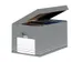 Caisse archives Elba 345x450x280mm gris/blanc