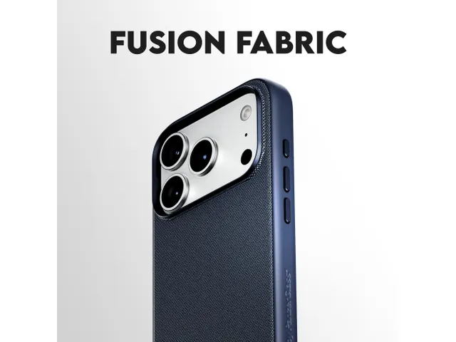 PanzerGlass CARE by Fusion Fabric Case Blue w. MagSafe iPhone 18
