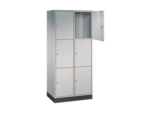 grootvolume-lockersysteem,HxBxD 1950x820x500mm,2x3vakken,cil.-slot