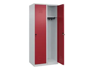 locker,HxBxD 1850x800x500mm,2vak,vak B 400mm,draaigrendel - 1