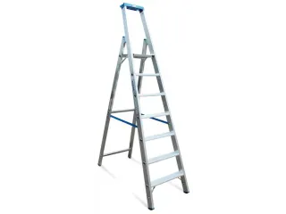 Ladder Aluminium Bordes H 1 90M 8Treden Incl. Bordes - 2