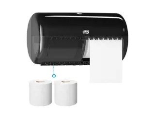 Tork 557008 T4 Toiletpapier Dispenser Elevation Twin Zwart - 8