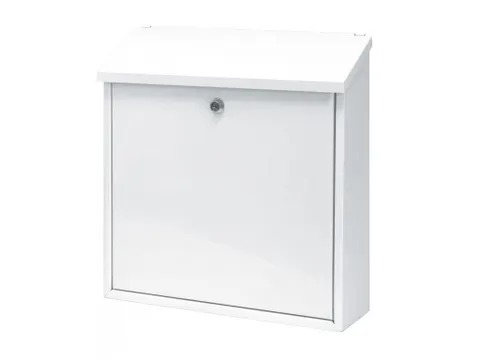 Wandbrievenbus Malagan Wit Staal