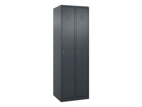 locker voor scheiding van kleding,HxBxD 1850x600x500mm,2vak
