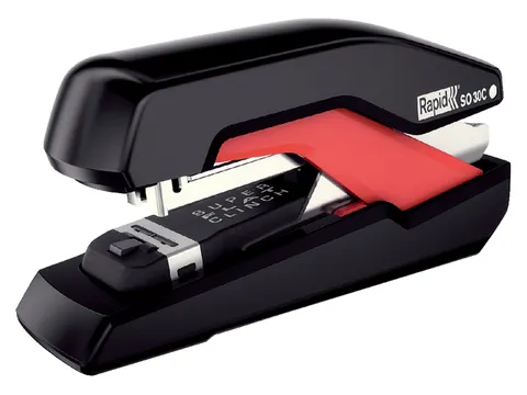 Nietmachine Rapid SO30c Halfstrip 30vel 24/6 zwart/rood