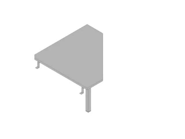 angle de liaison 90 ° HxlxP 730x840x840mm p. Piètem. semelles