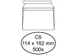 Envelop Hermes Bank C6 114x162mm 80gr Wit Zelfklevend 500 stuks