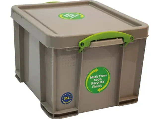 Opbergdoos 35 Liter Gerecycleerd Grijs