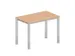 In hoogte verstelbaar bureau,HxBxD 720-840x1000x600mm,NE-esdoorn