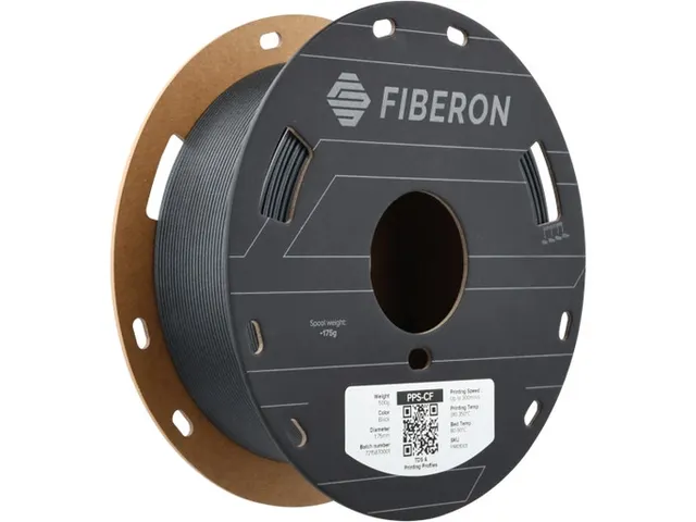 PPS-CF10 1,75mm zwart 0,5kg Fiberon 3D Filament