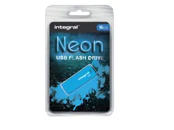 USB stick 2.0 Integral Neon USB-A 16GB blauw