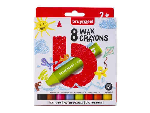 Waskrijt Bruynzeel Kids Pocoyo assorti 8 stuks