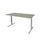 Bureau Linesto Plus Hoogte instelbaar 160x80cm Robson eik Alu T-poot