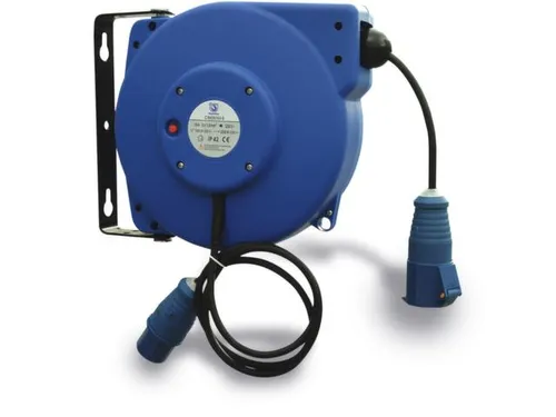 Kunststof Slanghaspel Schuko Kabel L 20M