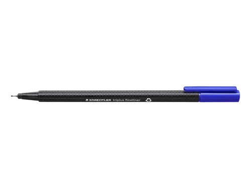 Fineliner Staedtler Triplus 334 blauw 0.3mm