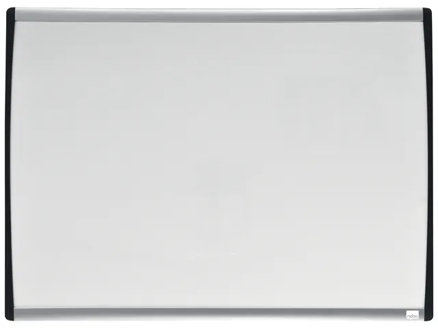 Nobo droog uitwisbaar whitebord met gewelfde lijst 58.5x43cm
