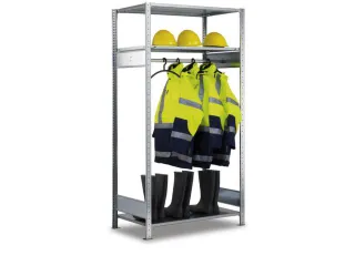Garderobe-inhaakstelling Basis 2000x750x600mm - 1