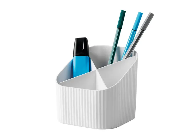 Pennenkoker HAN Re-X-LOOP 4-vaks, wit 100% gerecycled materiaal