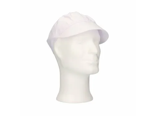 Pet met klep maat L Polyester Kroon Wit 100 Stuks