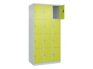 lockerkast,HxBxD 1850x900x500mm,3x4vakken,vak B 300mm,cil.-slot - 1