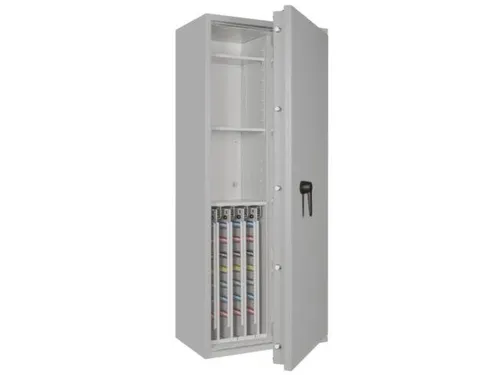 sleutelkluis,HxBxD 1550x650x420mm,448haak,legborden,romp RAL7035