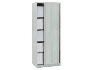 jaloeziedeurkast,HxBxD 1980x800x430mm,5 OH,romp lichtgrijs - 2