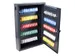Sleutelkast Pavo deluxe 100 haken 550x380x90mm cilinderslot grijs