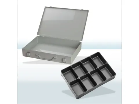 assortimentskoffer,HxBxD 50x335x240mm,8vakken