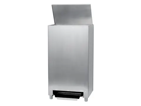 Ingo-man afvalbak 50 Liter RVS sluitend m.b.v. voetpedaal