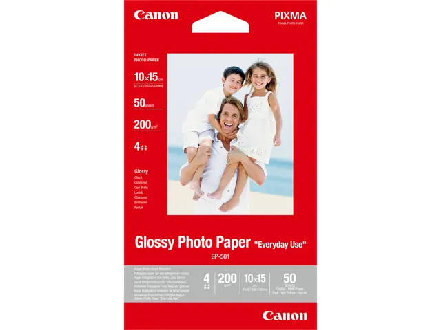 Canon 0775B081 pak fotopapier Glans 200 Gram 10x15cm 50 Vel
