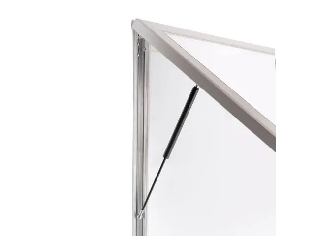 Vitrine d'affichage verrouillable Alpha Indoor/Outdoor 18xA4 argent
