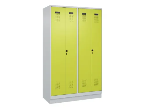 PBM-locker,HxBxD 1950x1200x500mm,4vak,vak B 300mm,draaigrendel