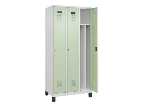 locker voor scheiding van kleding,HxBxD 1950x900x500mm,3vak
