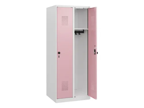 schoollocker,HxBxD 1530x600x500mm,2vak,vak B 300mm,draaigrendel