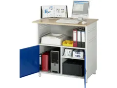 pc-kast,HxBxD 1100x1100x800mm,stopcontactdoos m. schakelaar