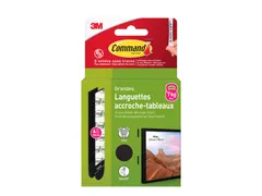Bevestigingsstrip Command groot klik vast 7,2kg zwart