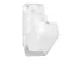 Tork 557500 T6 Toiletpapier Dispenser Twin Mid-size Elevation Wit